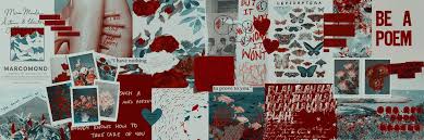 Tons of awesome blue collage aesthetic desktop wallpapers to download for free. Aesthetic Blue And Red Header Tumblr Novocom Top