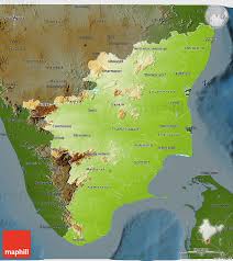 This is a map of karnataka, you can show street map of karnataka, show satellite imagery(with street names, without street names) and show street map with terrain, enable panoramio. Physical 3d Map Of Tamil Nadu Darken India World Map Geography Map Map
