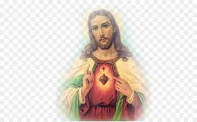 Jesús, durante su vida, su agonía y su pasión nos ha. Jesus Sagrado Corazon Inmaculado Corazon De Maria Imagen Png Imagen Transparente Descarga Gratuita