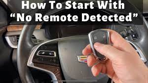 Insert the vehicle key into the key lock cylinder on the driver door handle; 2013 2019 Cadillac Xts No Remote Detected How To Start With Dead Bad Broken Smart Key Fob Youtube