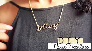 How To Wire Name Necklace Youtube