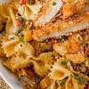 The best copycat cheesecake factory farfalle with chicken and roasted garlic sauce recipe guys. 3