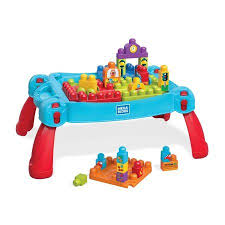 Mega Bloks First Builders Build N Learn Table With Big Building Blocks Building Toys For Toddlers 30 Pieces Walmart Com Building Toys Toddler Toys Preschool Toys