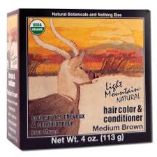 natural hair color and conditioner medium brown light