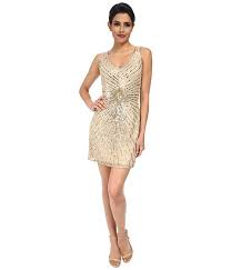 Aidan Mattox Beaded Tank Dress With Diamond Motif Champagne Gold Evening Dresses Gold Cocktail Dress Sparkly Bridesmaid Dress