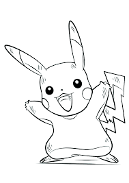 I like this cartoon characters, how about you ?? Pikachu No 25 Pokemon Generation I All Pokemon Coloring Pages Kids Coloring Pages