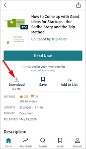 If you have a premium subscription to scribd, you can use the mobile app to download an unlimited number of books to read offline. How To Download A Pdf From Scribd