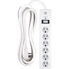 Ge 6 Outlet Surge Protector White 14092 Best Buy