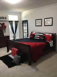 Pin By Yulanda Taylor On Teenager Bedroom Boy In 2020 Black Bedroom Decor Red Black Bedrooms Red Bedroom Decor