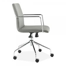 Get great deals on gray chairs. Light Grey Faux Leather Gable Short Back Office Chair Cult Uk