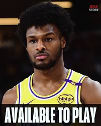 BREAKING: Bronny James (left heel contusion) has been CLEARED and is  AVAILABLE TO PLAY today, but there are no games scheduled.