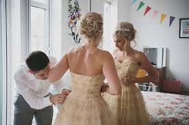 New wedding rose gold ring morganite engagement ideas. An Original 1950s Vintage Gold Wedding Dress For A Fun And Colourful Italian Inspired Wedding Love My Dress Uk Wedding Blog Wedding Directory