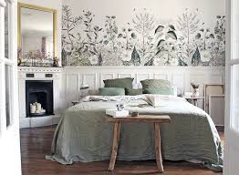 Le papier peint chambre adulte : Tete De Lit En Papier Peint 20 Inspirations D Architectes D Interieur Qui Vont Vous Faire Rever Blog Au Fil Des Couleurs Papiers Peints Et Decors Muraux