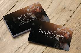 No matter what kind of photography you are in, you need them. Honey Photography Business Card Template