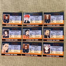 Characters, voice actors, producers and directors from the anime haikyuu!! Haikyuu Karasuno Photo Card Shopee Philippines