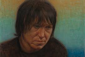 Elliott Smith, originele tekening 18 x 24 inch door Louie Van Patten 2024