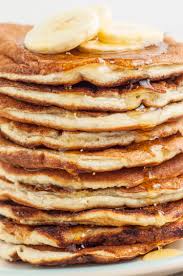 Peel bananas and mash with fork. 4 Ingredient Protein Pancakes