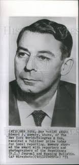 Radio Washington correspondent Bill Costello & Edmund Chester 1951 Vintage  Press Photo Print