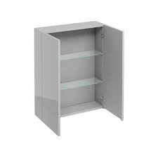 Add storage with bathroom wall cabinets. Aqua Cabinets Light Grey 600 Wall Cabinet Sanctuary Bathrooms