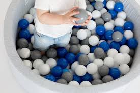 Mini Be Ball Pit Blue Grey Ball Pit Kids Playground Kids Ball Pit
