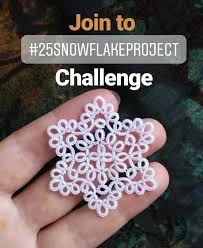 Tatted Jewelry Designer Na Instagramie Snowflake Challenge Who Want Join Last Sunday I Dec Shuttle Tatting Patterns Tatting Patterns Tatting Patterns Free