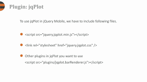 Jquery Mobile Charts Geo503 Mobile Gis Rui Zhu Ppt Download