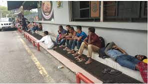You need javascript enabled to view it. 300 Foreigners Stranded At Shah Alam Immigration Dept For Three Days