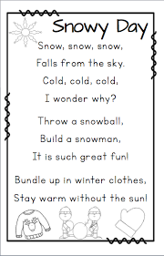 Poems About Weather And Seasons English Poems For Kids Poetry For Kids Preschool Poems
