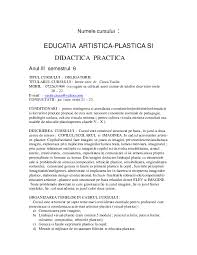 Pdf Numele Cursului Educatia Artistica Plastica Si Didactica Practica Buburuza Rosie Vesela Academia Edu