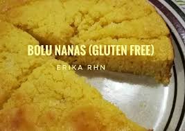 Cara membuat bolu panggang tuang adonan kedalam loyang ukuran 25 cm yang sudah dioles mentega dan ditaburi tepung terigu supaya tidak lengket. Bagaimana Menyiapkan Bolu Nanas Gluten Free Lezat Resepkue My Id