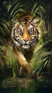 Pin By Chienvu On Animals Hd Wallpaper Tiger Painting Tiger Pictures Tiger Artwork