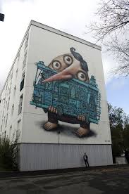 Le Camionneur Les Arts Art De Rue Street Art