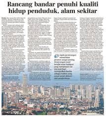 Saya mau bercerita tentang pengalaman saya beberapa waktu yang lalu. Pdf Rancang Bandar Penuhi Kualiti Hidup Dan Alam Sekitar Artikel Di Berita Harian 23 Ogos 2020