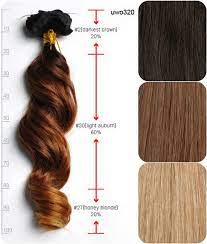 Three Tone Human Ombre Extensions For Cute Hairstyles New Year 2014 Looks Hair Color Chart Ombre Hair Extensions Brown Hair Color Chart