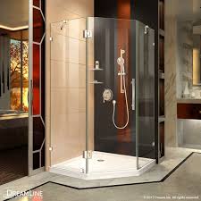 Get and install best shower stalls at lowes along with enclosures, pans, doors and base that just like home depot, lowes offers bathroom shower stalls and kohler shall make a super fine option. Prism Lux Neo Angle Shower Enclosure White Base Kit Lowes