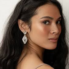 1PCS Cubic Zirconia Statement Earrings