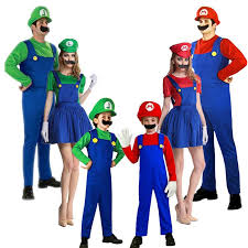 Check spelling or type a new query. Adults Kids Super Mario Cosplay Costumes Funny Super Mario Luigi Brother Bro Girls Fantasia Cosplay Jumpsuit Christmas Party Game Costumes Aliexpress
