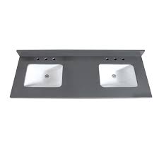 Shop this collection (44) 60 in. Avanity Quartz 61 Double Bathroom Vanity Top Reviews Wayfair