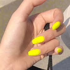 The style is so popular because it can be done in so many ways. Barode Yellow Matte Fake Nails Coffin Fashion Full Cover Acrylic False Nails Punk Party Porm Clip Press On Nail For Buy Online In Lebanon At Lebanon Desertcart Com Productid 180949209