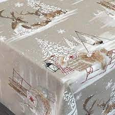 Christmas Tablecloth Holiday Tablecloth Extra Wide Etsy Christmas Table Cloth Holiday Tablecloths Round Christmas Tablecloth