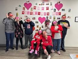 Our clients and employees at Rogers ADDT are having a great time  celebrating Valentine's Day! Pictured: Vicky Cagle #friendship #fcc  #ValentinesDay #valentines2025❤️ #livelaughloveFCC #FCCteamweheartyou