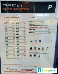Parking gare perrache / effia. Parking Centre D Echange De Perrache Charging Station In Lyon