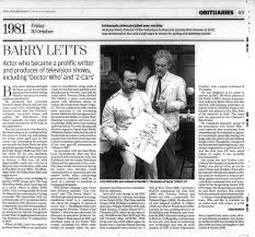 Barry Letts obituary