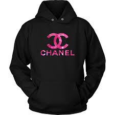 Pink chanel aviator sunglasses italy w storage case ultra chic rare. Coco Chanel Logo Pink Glitter Unisex Hoodie In 2021 Hoodies Unisex Hoodies Youth Hoodies