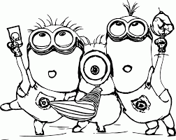Show your kids a fun way to learn the abcs with alphabet printables they can color. Minion Coloring Pages Dr Odd Coloring Library