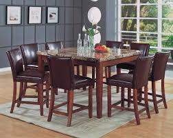9pcs Marble Top Counter Height Dining Table 8 Stools Set Check Out The Image By Visiting The Dining Room Furniture Sets Dining Room Table Set Dining Table