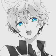 Cute anime boy with wings. Anime Wolf Boy Blue Eyes Anime Drawings Boy Anime Neko Cute Anime Guys