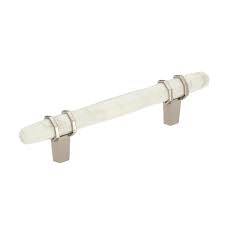 You can feel difference the moment you hold the piece in your hand. Glam White Drawer Pulls Cabinet Hardware The Home Depot