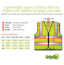 Reflective Safety Vest Bright Neon Color With 2 Inch Reflective Strips Orange Trim Zipper Front Xx Large High Visibility Reflective Neon Lime