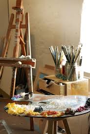 Inspiration For A Creative Space For Artists Creatives And Even Writers Get This Look Http Www Sli Atelie De Pintura Dicas De Pintura A Oleo Atelie De Arte